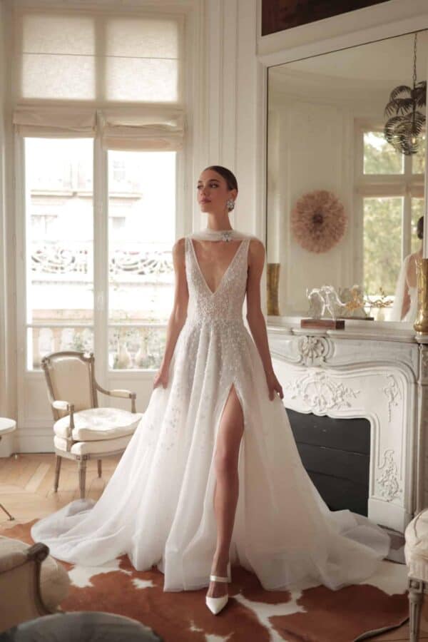 robes de soirée sur mesure, créateur robes de soirée Paris, robes de soirée couture, robes glamour Paris, robes de soirée haute couture, La Maison Roula, créatrice libanaise Paris, soirée spéciale, tenues sur mesure Paris