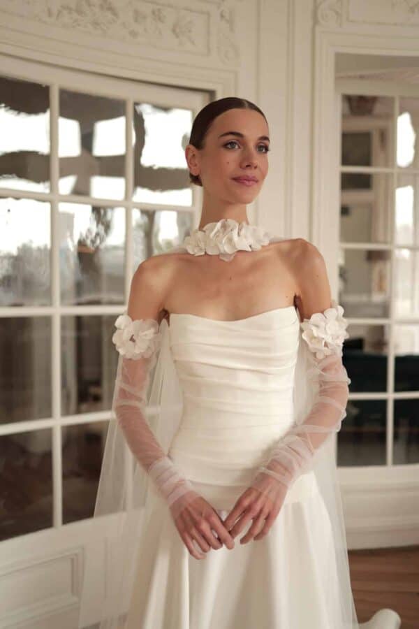 Robe de mariée intemporelle bohème intemporelle