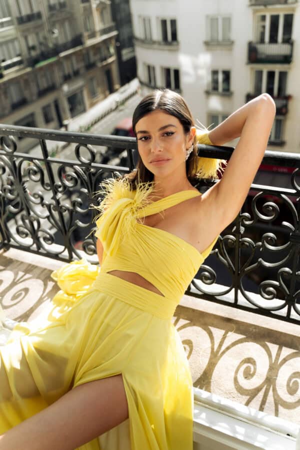 Robe de soirée chic en dentelle